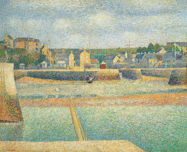 Georges Seurat The Outer Harbor Spain oil painting art